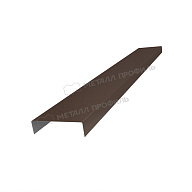 Планка декоративная на столб 60мм 17х62 х 2000 (VALORI-20-DarkBrown-0.5)